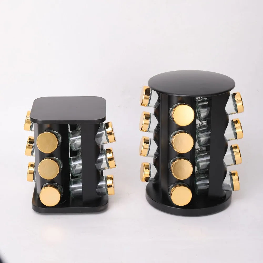 360° Rotating Spice Rack Organizer