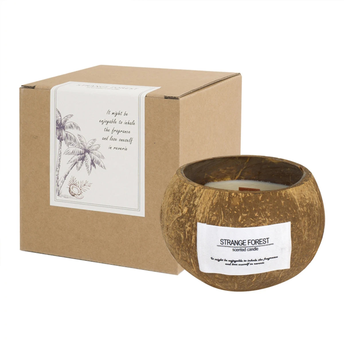 Coconut Shell Aromatherapy Candle