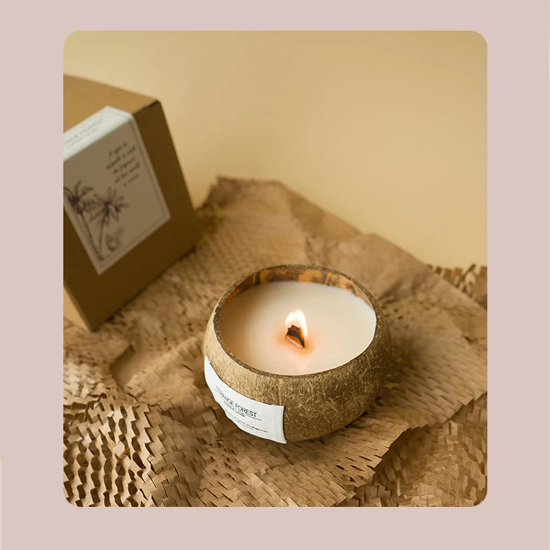 Coconut Shell Aromatherapy Candle