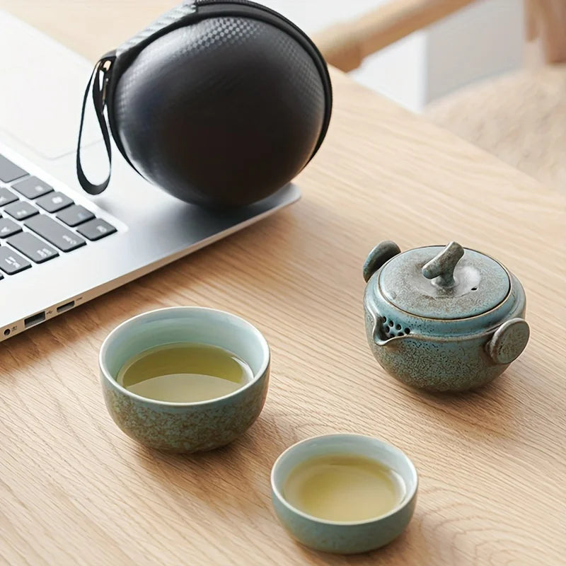 Japanese Travel Tea Set with Case