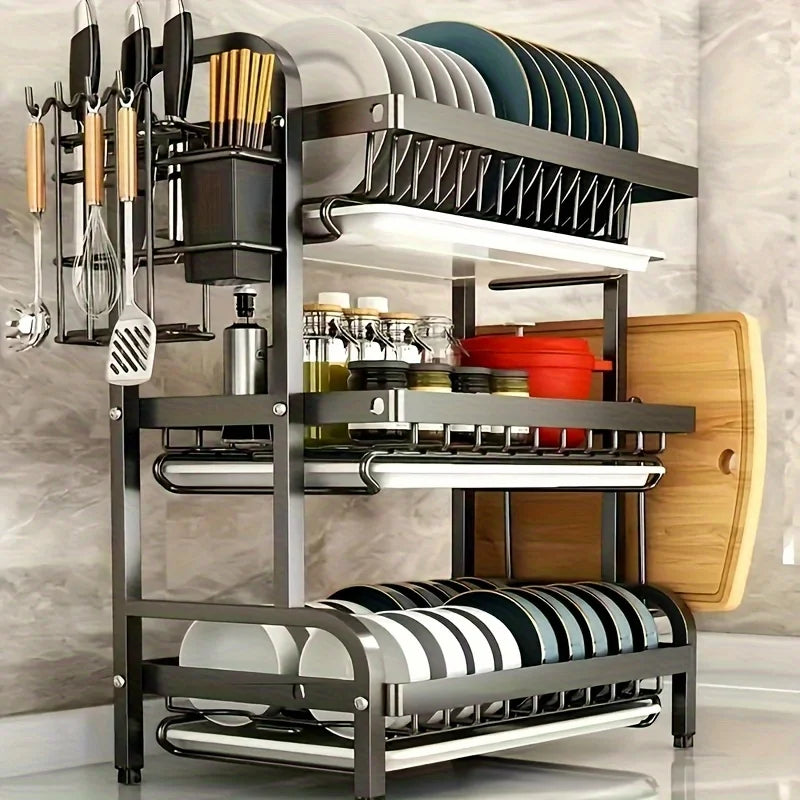 3-Tier Kitchen Dish Rack