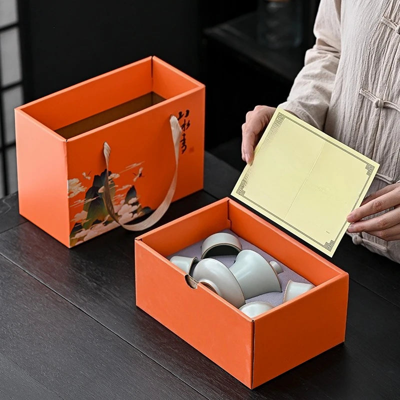 Ru Kiln Gongfu Tea Set