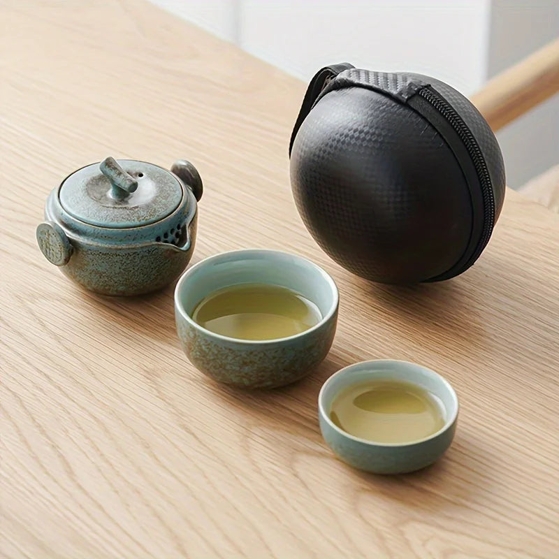Japanese Travel Tea Set with Case