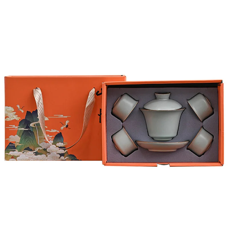 Ru Kiln Gongfu Tea Set