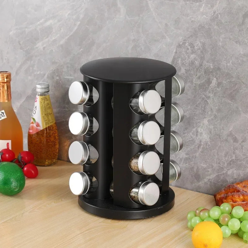 360° Rotating Spice Rack Organizer