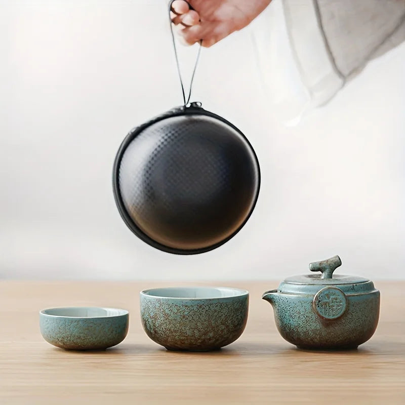 Japanese Travel Tea Set with Case