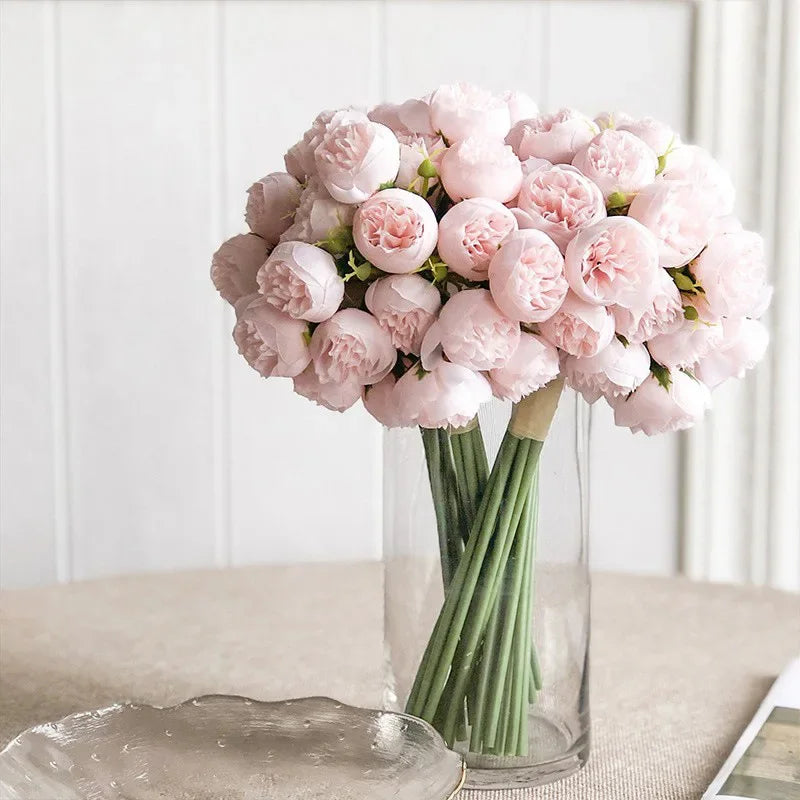 27 Head Pink Peony Bouquet